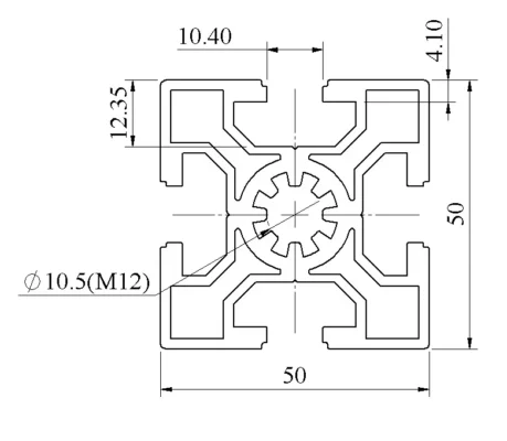 NHÔM ĐỊNH HÌNH 50x50