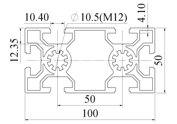 NHÔM ĐỊNH HÌNH 50x100