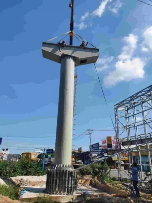 Gia công cơ khí trụ, bảng quảng cáo ngoài trời